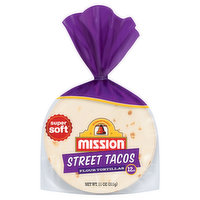 Mission Flour Tortillas, Street Tacos - 12 Each