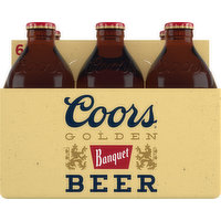 Coors Banquet Beer, Golden - 6 Each 
