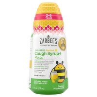 Zarbee's Cough Syrup + Mucus, Daytime, Natural Mixed Berry Flavor, Children's - 4 Fluid ounce 