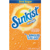 Sunkist Drink Mix, Zero Sugar, Orange