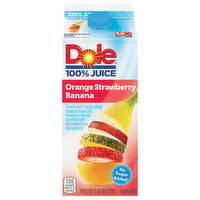 Dole 100% Juice, Orange Strawberry Banana - 59 Ounce
