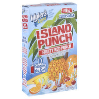 Wyler's Light Drink Mix, Fruity Red Punch, Island Punch - 10 Each 