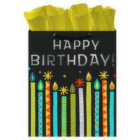 Hallmark Birthday Bag, Happy Birthday - 1 Each 