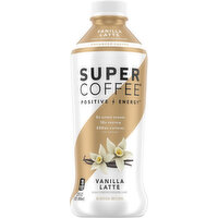 Super Coffee Enhanced Coffee, Vanilla Latte - 32 Fluid ounce 