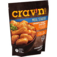 Crav'n Flavor Crispy Honey Chicken Fully Cooked, Boneless, Tempura Chicken Breast In A Honey Sauce Meal Starter