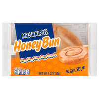 Mrs Baird's Honey Bun, Glazed - 4 Ounce 