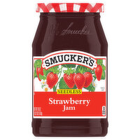 Smucker's Jam, Seedless, Strawberry - 18 Ounce 