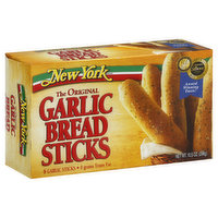 New York Bread Sticks, The Original, Garlic - 6 Each 