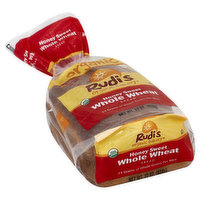 Rudi's Bread, Organic, Honey Sweet Whole Wheat - 22 Ounce