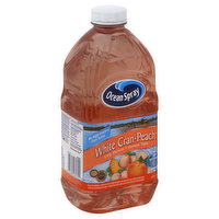 Ocean Spray Juice Drink, White Cran-Peach - 64 Ounce