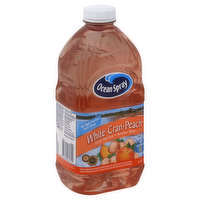 Ocean Spray Juice Drink, White Cran-Peach - 64 Ounce 