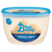 Blue Bunny Frozen Dairy Dessert, Homemade Vanilla, Premium - 48 Ounce 