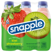 Snapple Juice Drink, Kiwi Strawberry Flavored, 6 Pack - 6 Each 