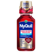 Vicks Cold & Flu, High Blood Pressure, Max Strength - 8 Fluid ounce 