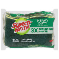 Scotch-Brite Scrub Sponges, Heavy Duty