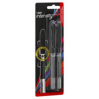 BiC Permanent Marker, Black, Fine - 2 Each 