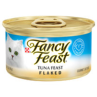 Fancy Feast Cat Food, Gourmet, Tuna Feast, Flaked - 3 Ounce 