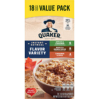 Quaker Instant Oatmeal, Flavor Variety, Value Pack - 18 Each 