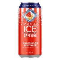 Sparkling Ice Sparkling Water, Zero Sugar, Watermelon Lemonade Flavored - 16 Fluid ounce 