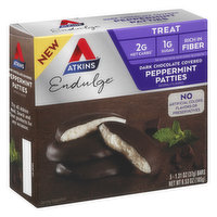 Atkins Peppermint Patties, Dark Chocolate Covered - 5 Each