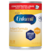 Enfamil Infant Formula, Milk-Based with Iron, 0-12 months - 13 Fluid ounce 