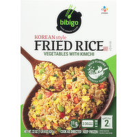 Bibigo Fried Rice, Vegetables with Kimchi, Korean Style - 2 Each 