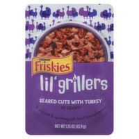 Friskies Cat Food, Seared Cuts with Turkey, in Gravy - 1.55 Ounce 