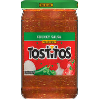 Tostitos Salsa, Chunky, Medium - 24 Ounce 