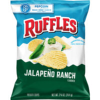 Ruffles Potato Chips, Jalapeno Ranch Flavored