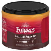 Folgers Coffee, Ground, Med-Dark, Gourmet Supreme - 22.6 Ounce 
