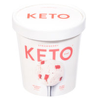 Keto Pint Ice Cream, Strawberry - 473 Millilitre 