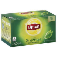 Lipton Green Tea, Pure, Bags - 20 Each 