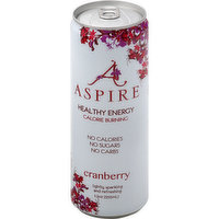 Aspire Energy Drink, Healthy, Cranberry - 12 Ounce