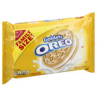 Oreo Sandwich Cookies, Golden, Family Size - 19.1 Ounce 