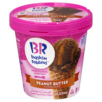 Baskin Robbins Ice Cream, Peanut Butter 'N Chocolate - 14 Ounce 