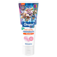 Orajel Toothpaste, Anticavity, Fluoride, Bubble Berry, Paw Patrol - 4.2 Ounce 