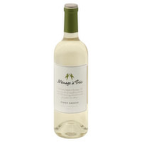 Menage a Trois Pinot Grigio, California 2011 - 750 Millilitre 