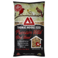 Thomas Moore Feed Bird Seed, Premium Wild - 20 Pound