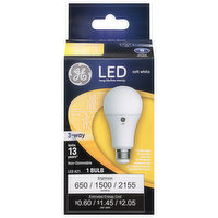 GE Light Bulb, LED A21, 3-Way, Soft White, 5/12/17 Watts - 1 Each