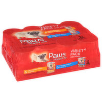 Paws Happy Life Dog Food, Chicken Slices in Gravy/Beef Slices in Gravy, Variety Pack - 12 Each 