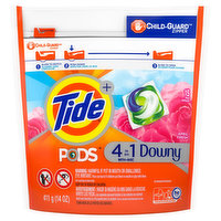 Tide Detergent, 4 in 1, Pods, April Fresh, Pacs