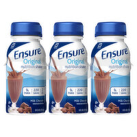 Ensure Nutrition Shake, Milk Chocolate, Original, 6 Pack - 6 Each 
