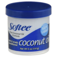 Softee Hair & Scalp Conditioner, Coconut Oil - 5 Ounce 