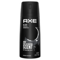 Axe Deodorant Body Spray, Black, Frozen Pear & Cedarwood Scent - 4 Ounce 
