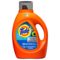 Tide + Detergent, Sport, Odor Defense, Active Fresh - 2.87 Quart 