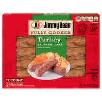 Jimmy Dean Sausage Links, Turkey - 12 Each 