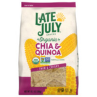 Late July Tortilla Chips, Organic, Chia & Quinoa, Thin & Crispy