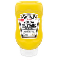 Heinz Mustard, Yellow, Natural - 14 Ounce 