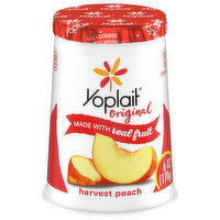 Yoplait Yoplait, Low Fat, Harvest Peach - 6 Ounce 