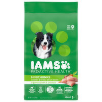 IAMS Dog Food, Super Premium, Chicken & Whole Grain Recipe, Minichunks, Adult 1+